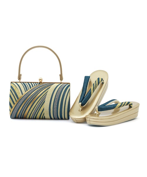 帯生地を使用した豪華な草履バッグセット レディース | SOUBIEN | 16