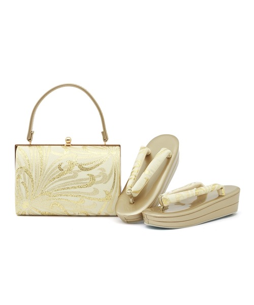 帯生地を使用した豪華な草履バッグセット レディース | SOUBIEN | 17