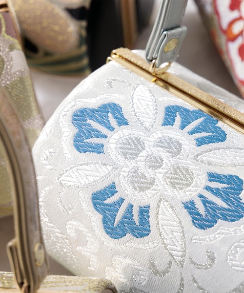 帯生地を使用した豪華な草履バッグセット レディース | SOUBIEN | 40