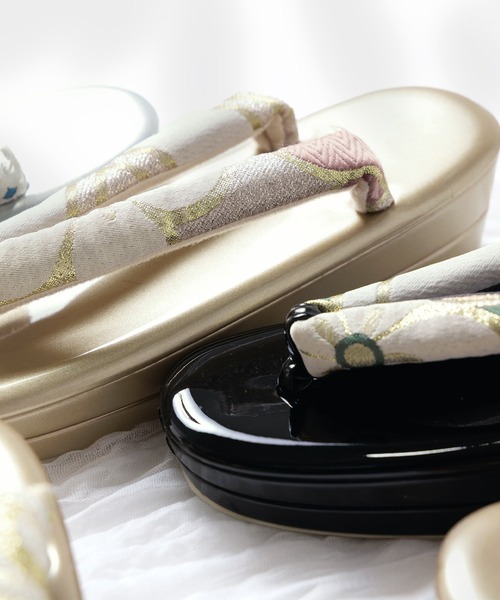 帯生地を使用した豪華な草履バッグセット レディース | SOUBIEN | 42