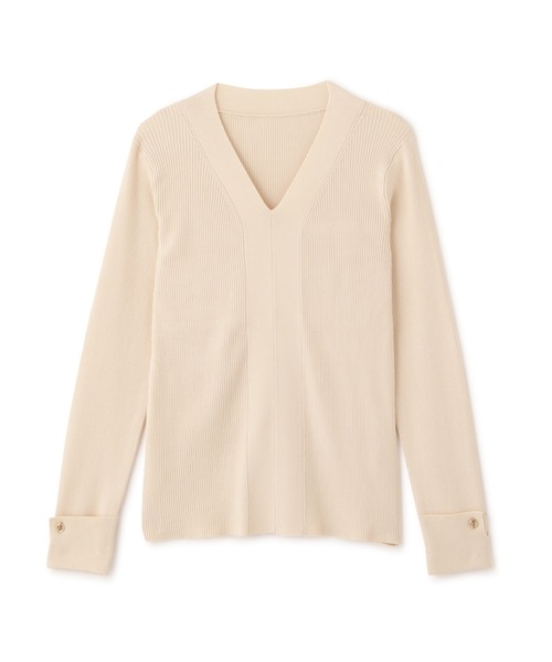 「NATURAL BEAUTY BASIC」 長袖ニット FREE チャコールグレー レディース_画像7