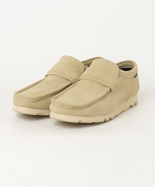 Clarks（クラークス） モカシンシューズ 9h ベージュ メンズ