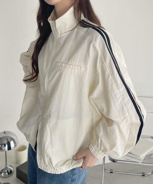 「Ada.」 ナイロンブルゾン FREE アイボリー レディース_画像9