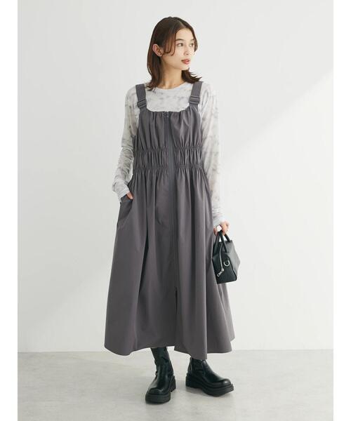 「Sugar spoon」 キャミソールワンピース FREE ブラック レディース_画像2