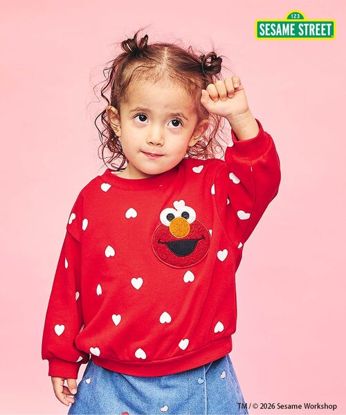 SESAME STREET（セサミストリート） トレーナー 総柄ポケット