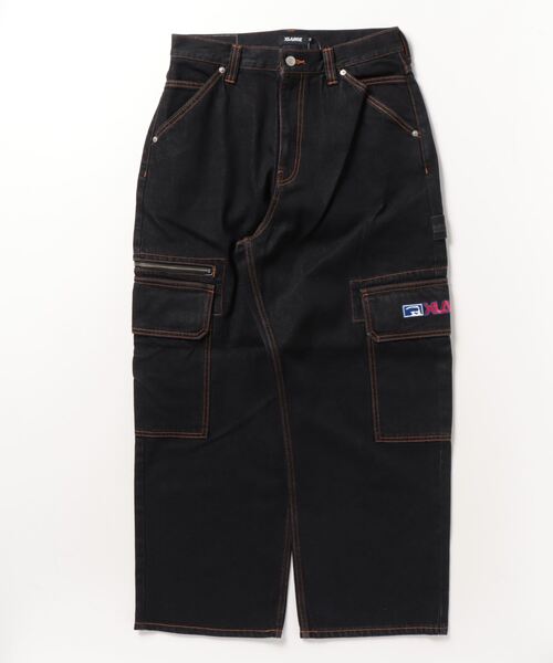 XLARGE ブラックデニム32インチ XLARGE ブラック デニムパンツ 32 