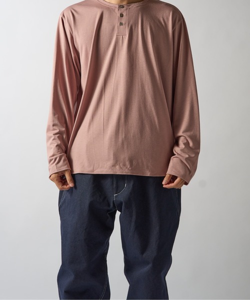 BRING（ブリング） tシャツ WUNDERWEAR ヘンリーネックロングスリーブT 