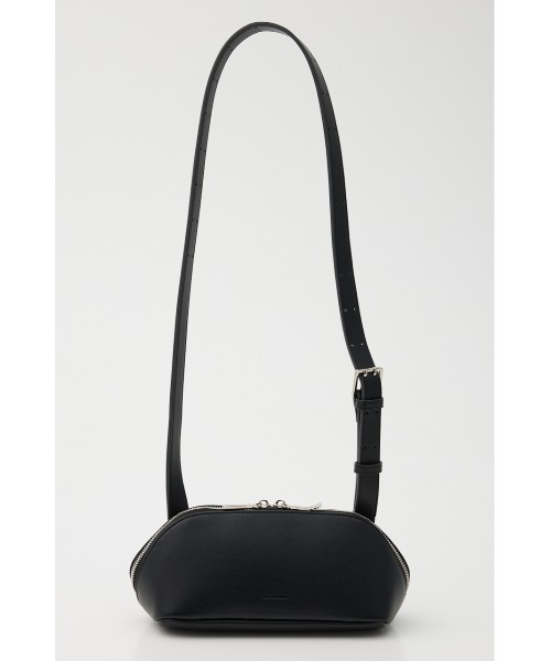 める　美品　ADD CULUMN ブラックヴィーガンレザーショルダーバッグ ADD CULUMN（アドカラム） ショルダーバッグ バッグ FIGRE ボディ