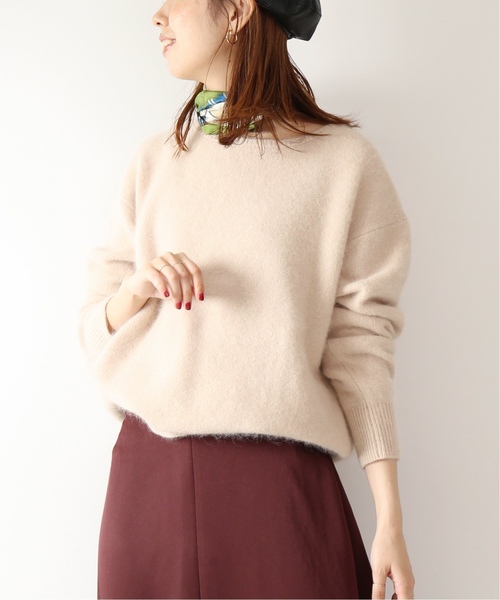 「Spick & Span」 長袖ニット FREE ブラウン レディース_画像4