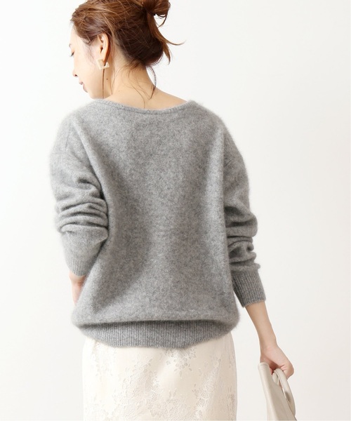 「Spick & Span」 長袖ニット FREE ブラウン レディース_画像9