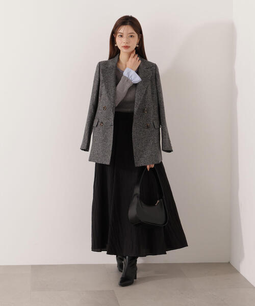 「PROPORTION BODY DRESSING」 フレアスカート MEDIUM ブラウン レディース_画像9