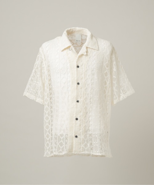 Casper John（キャスパージョン） シャツ 半袖 Folklore lace shirts
