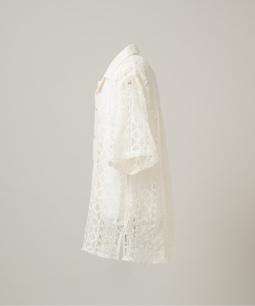 Casper John（キャスパージョン） シャツ 半袖 Folklore lace shirts