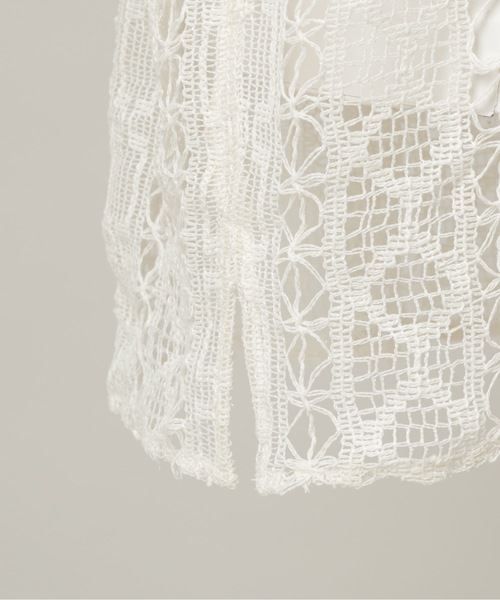 Casper John（キャスパージョン） シャツ 半袖 Folklore lace shirts