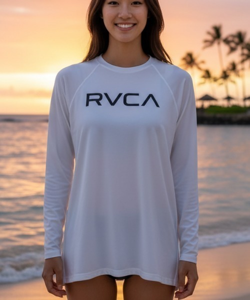 RVCA（ルーカ） ラッシュガード ESCAPE SFLT 水陸両用 UVケア 長袖
