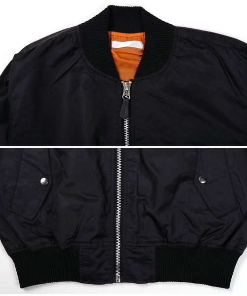 「JIGGYS SHOP」 「Nylaus」ブルゾン MEDIUM ブラック メンズ_画像3