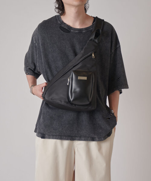 「Lui's」 ショルダーバッグ FREE ブラック メンズ_画像3