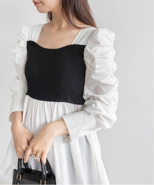 「RANDA」 長袖ブラウス FREE グレー レディース_画像2