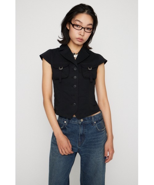 LAGUA GEM（ラグアジェム） ブラウス シャツ POCKET COMPACT SHIRT 