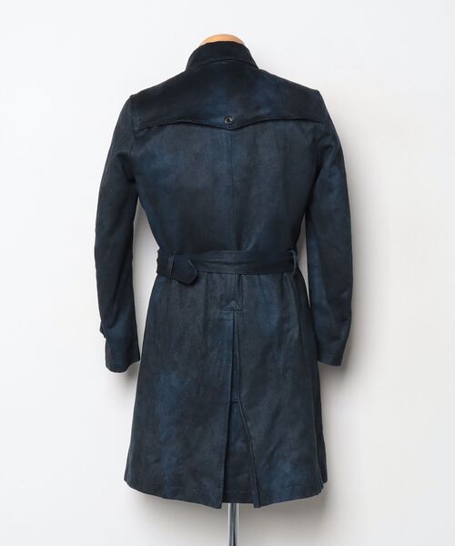 「TORNADO MART」 トレンチコート X-LARGE ネイビー メンズ_画像2