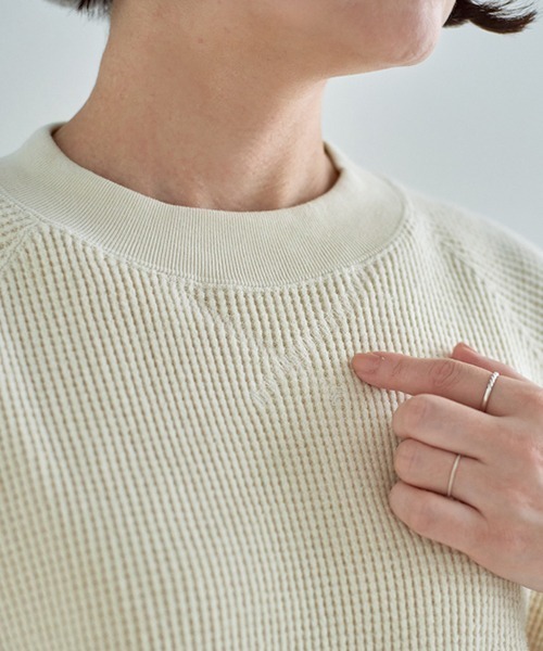 「HAU」 長袖カットソー FREE アイボリー レディース_画像2