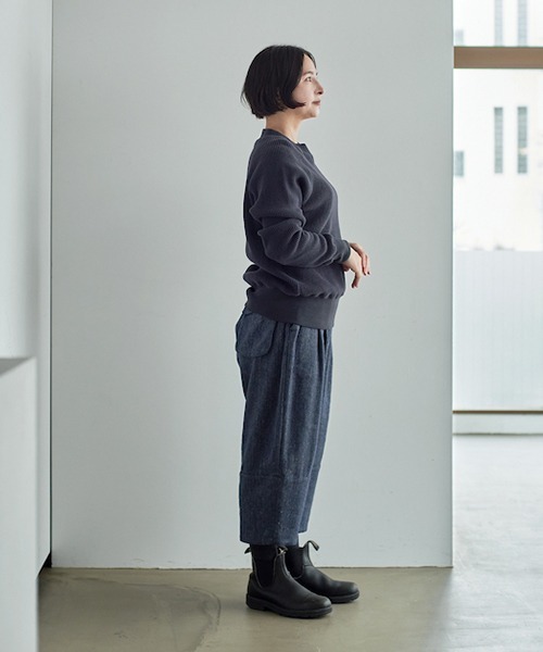 「HAU」 長袖カットソー FREE アイボリー レディース_画像3