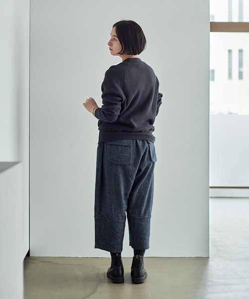 「HAU」 長袖カットソー FREE アイボリー レディース_画像4