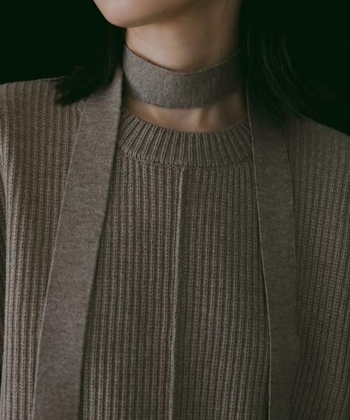 anuke（アンヌーク） ニット セーター Slit Rib Knit レディース