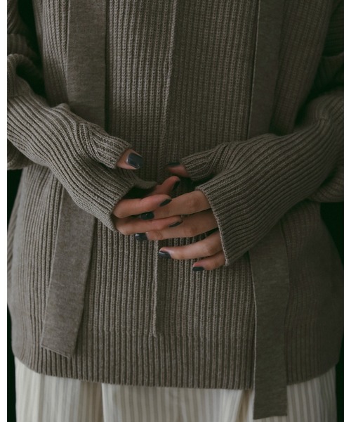 anuke（アンヌーク） ニット セーター Slit Rib Knit レディース
