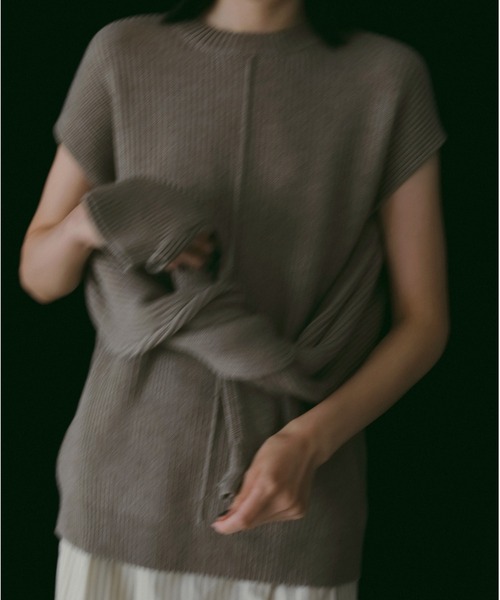 トップス anuke Slit Rib Knit anuke（アンヌーク） Slit Rib Knit 即日発送 : RAPTURE - 通販