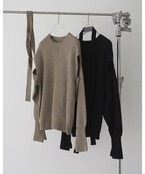 トップス anuke Slit Rib Knit anuke（アンヌーク） Slit Rib Knit 即日発送 : RAPTURE - 通販