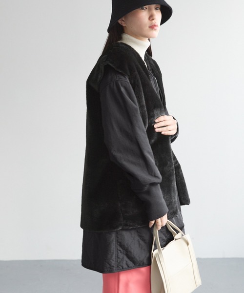 「Chaco closet」 コート FREE カーキ レディース_画像9