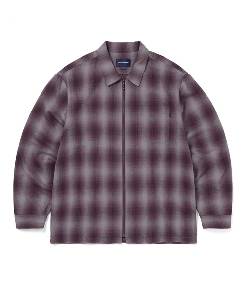 thisisneverthat（ディスイズネバーザット） シャツ Nep Check Zip