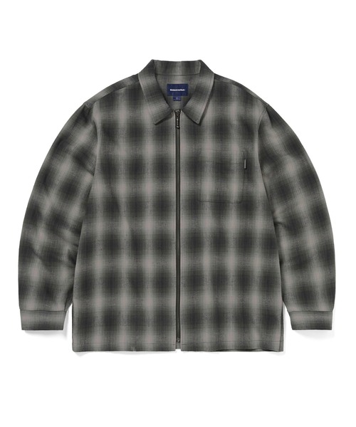 thisisneverthat 18fw シャツ thisisneverthat（ディスイズネバーザット） シャツ Nep Check Zip