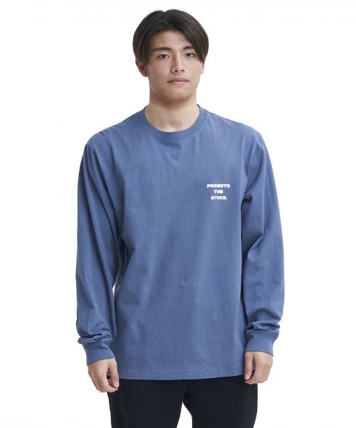 「Quiksilver」 長袖Tシャツ LARGE ブルー メンズ_画像8