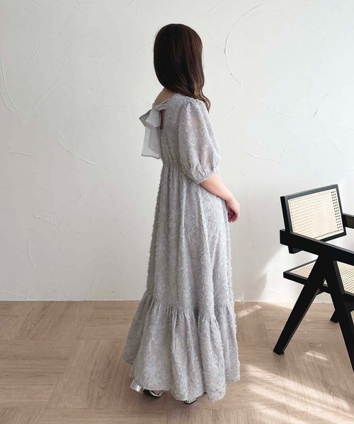「apres jour」 半袖ワンピース フリー グレー系その他 レディース_画像7