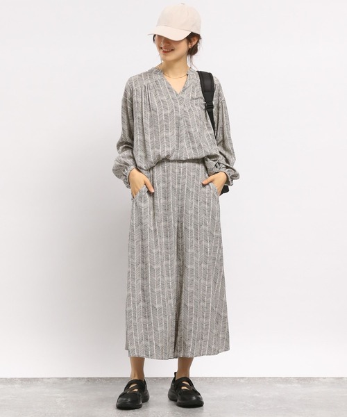「GLOBAL WORK Smile Seed Store」 長袖ブラウス LARGE ホワイト系その他7 レディース_画像8