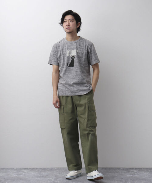 「BARNS OUTFITTERS」 半袖Tシャツ MEDIUM ホワイト メンズ_画像2