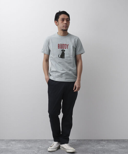 「BARNS OUTFITTERS」 半袖Tシャツ MEDIUM ホワイト メンズ_画像8