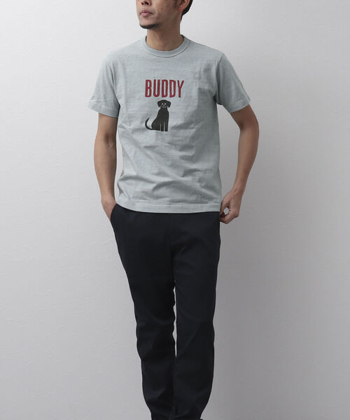 「BARNS OUTFITTERS」 半袖Tシャツ MEDIUM ホワイト メンズ_画像9