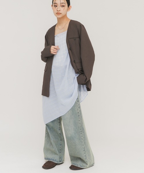KBF トップス&amp;パンツ KBF（ケービーエフ） パンツ レースヘムクロップドパンツ レディース