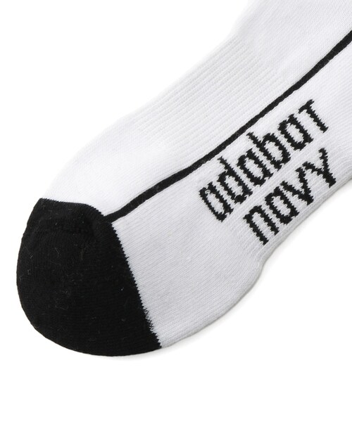 adabat（アダバット） 靴下 「ADABAT NAVY」フレンチニーハイソックス