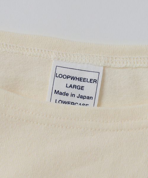 LOOPWHEELER（ループウィラー） tシャツ LOOPWHEELER for LOWERCASE
