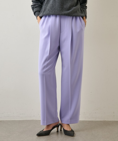 「Whim Gazette」 スラックス FREE ホワイト レディース_画像3