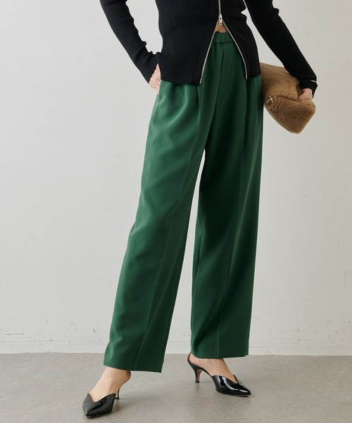 「Whim Gazette」 スラックス FREE ホワイト レディース_画像4