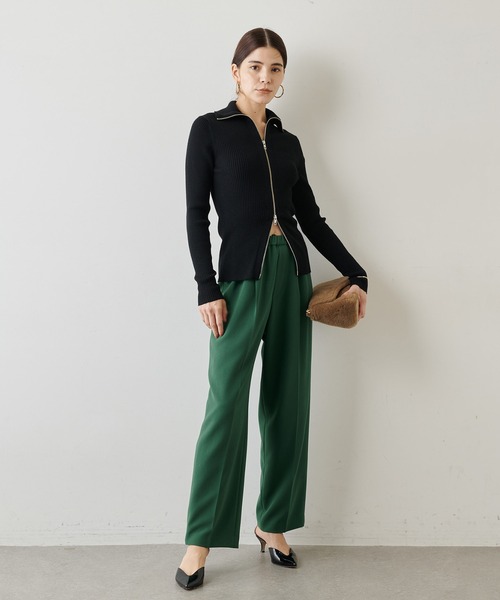 「Whim Gazette」 スラックス FREE ホワイト レディース_画像6