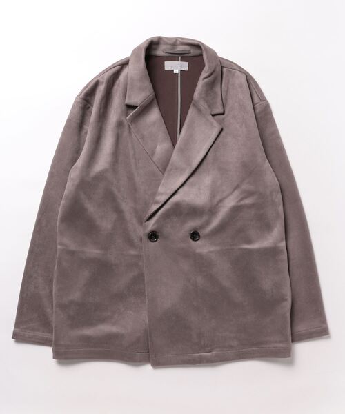 「AH ABAHOUSE」 テーラードジャケット 48 モカ メンズ_画像2