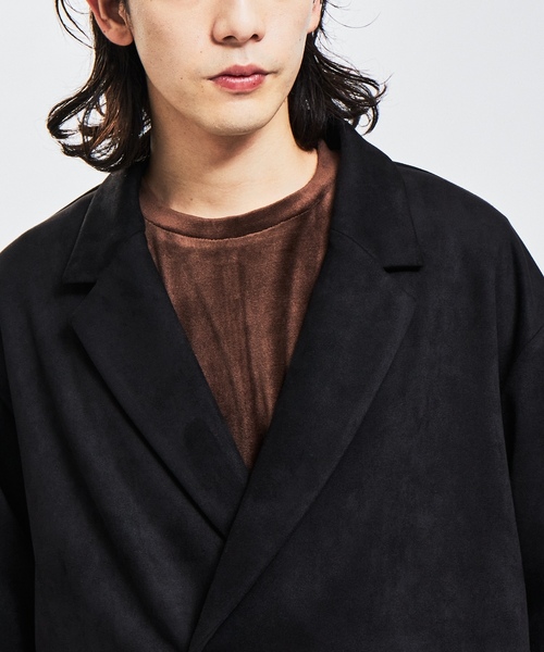 「AH ABAHOUSE」 テーラードジャケット 48 モカ メンズ_画像6