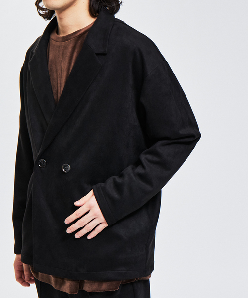 「AH ABAHOUSE」 テーラードジャケット 48 モカ メンズ_画像7