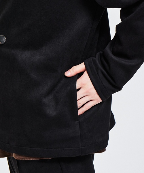 「AH ABAHOUSE」 テーラードジャケット 48 モカ メンズ_画像8